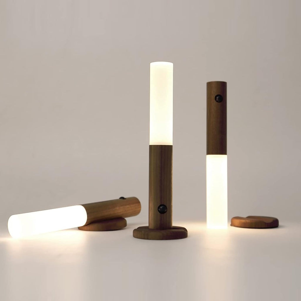 🌙 Lámpara Nocturna LED con Sensor de Movimiento y Base Magnética