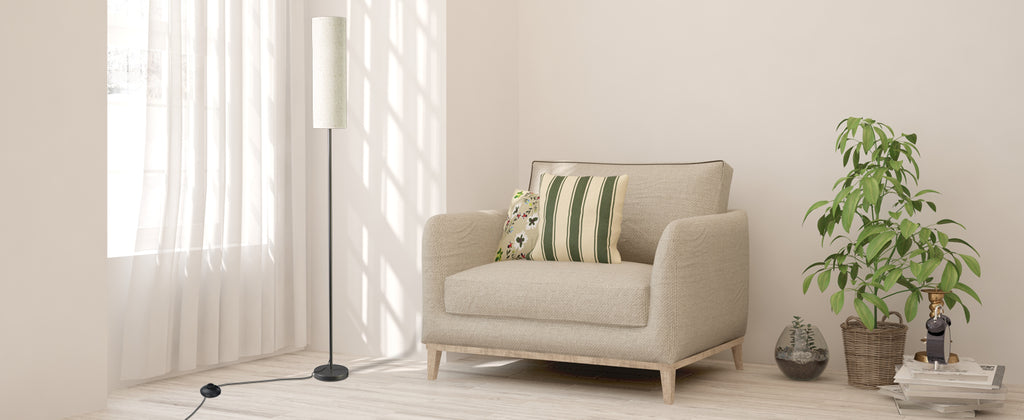 LÁMPARA DE PISO INTELIGENTE ATIKUS – 1.75m | WiFi + Alexa + Google Home + Siri | RGB + Regulación Continua | Foco LED Incluido