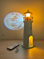 FARO LUNAR INTELIGENTE – Proyector Lunar HD + Altavoz Bluetooth + Sensor de Movimiento + 48h de Batería