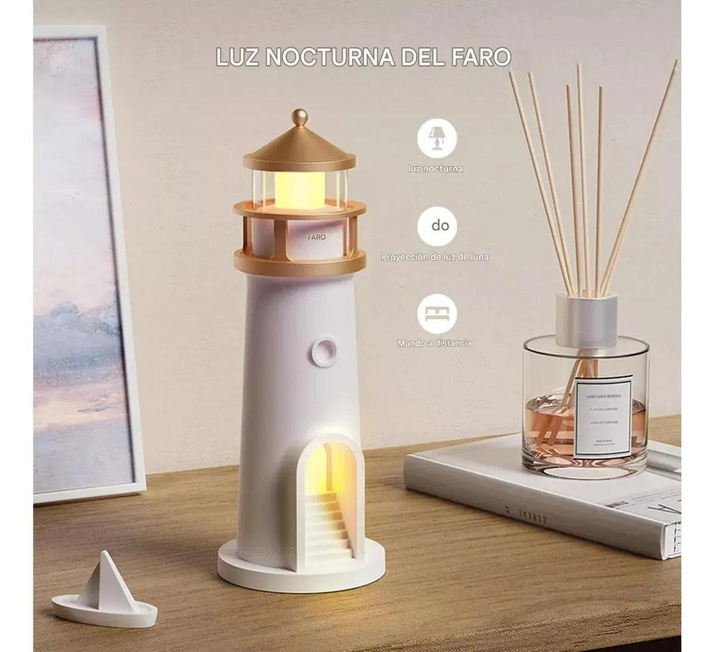 FARO LUNAR INTELIGENTE – Proyector Lunar HD + Altavoz Bluetooth + Sensor de Movimiento + 48h de Batería