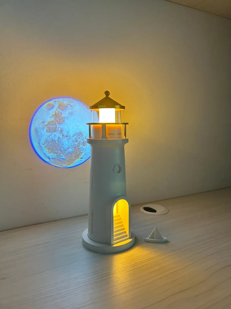 FARO LUNAR INTELIGENTE – Proyector Lunar HD + Altavoz Bluetooth + Sensor de Movimiento + 48h de Batería