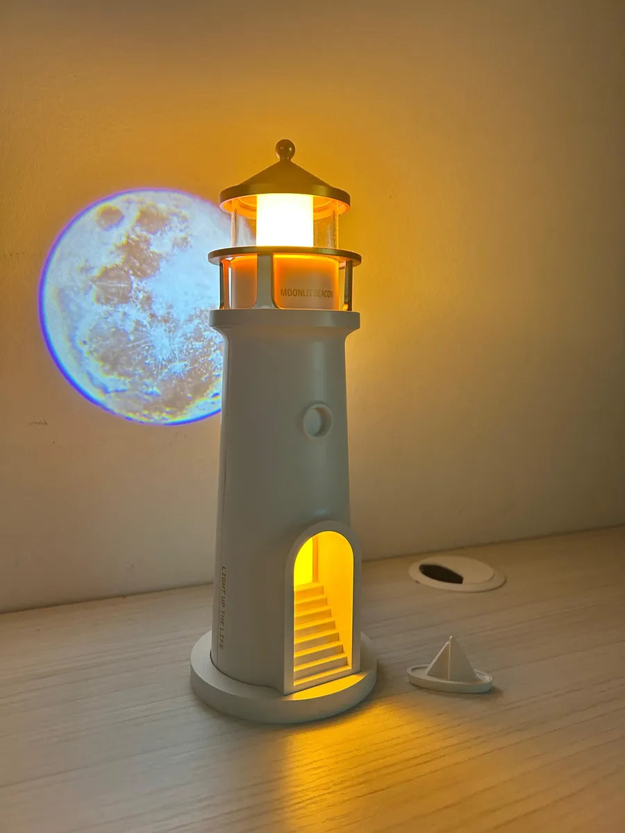 FARO LUNAR INTELIGENTE – Proyector Lunar HD + Altavoz Bluetooth + Sensor de Movimiento + 48h de Batería