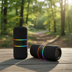 ALTAVOZ BLUETOOTH M25 – Desmontable | Bajos Potentes + Sonido Estéreo HD + Luces RGB + Batería de Larga Duración