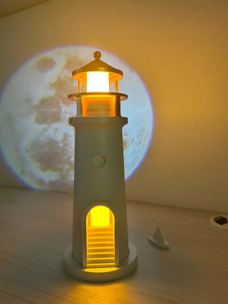 FARO LUNAR INTELIGENTE – Proyector Lunar HD + Altavoz Bluetooth + Sensor de Movimiento + 48h de Batería