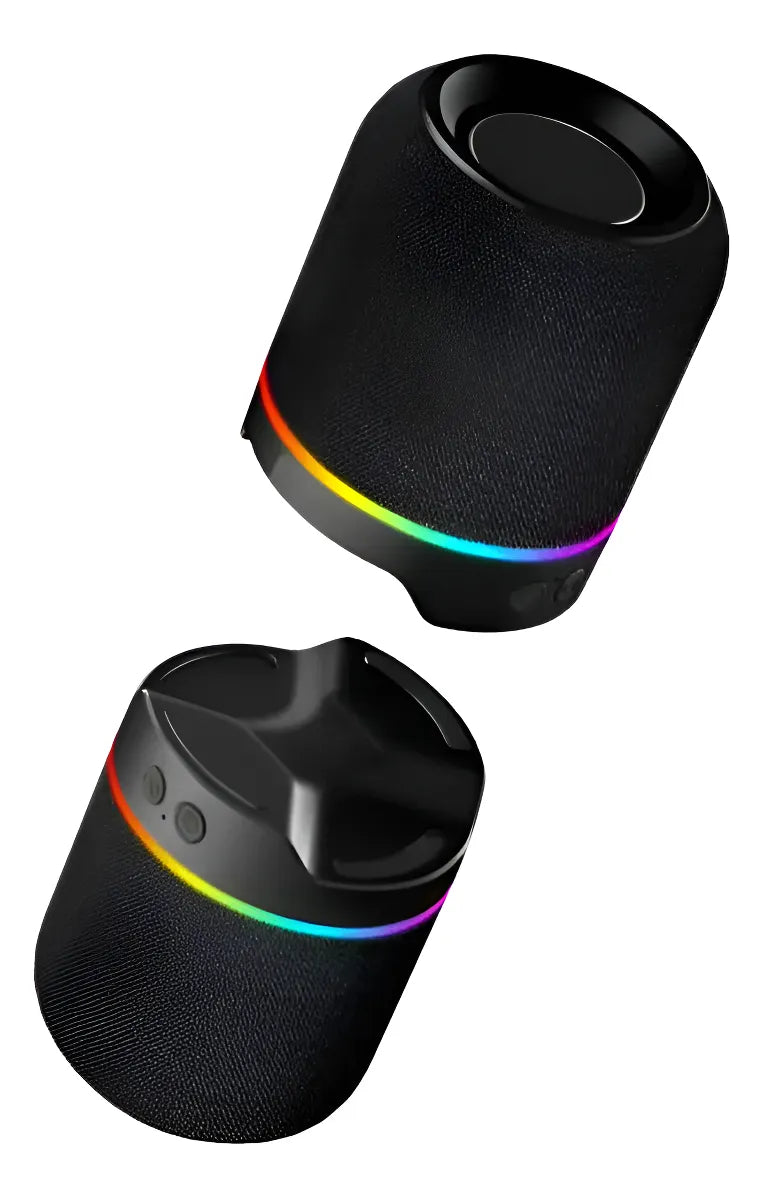 ALTAVOZ BLUETOOTH M25 – Desmontable | Bajos Potentes + Sonido Estéreo HD + Luces RGB + Batería de Larga Duración