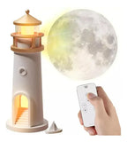 FARO LUNAR INTELIGENTE – Proyector Lunar HD + Altavoz Bluetooth + Sensor de Movimiento + 48h de Batería